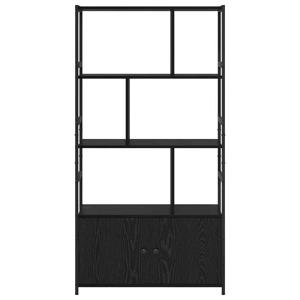Grāmatu plaukts Melnais ozols 80 x 30 x 155,5 cm
