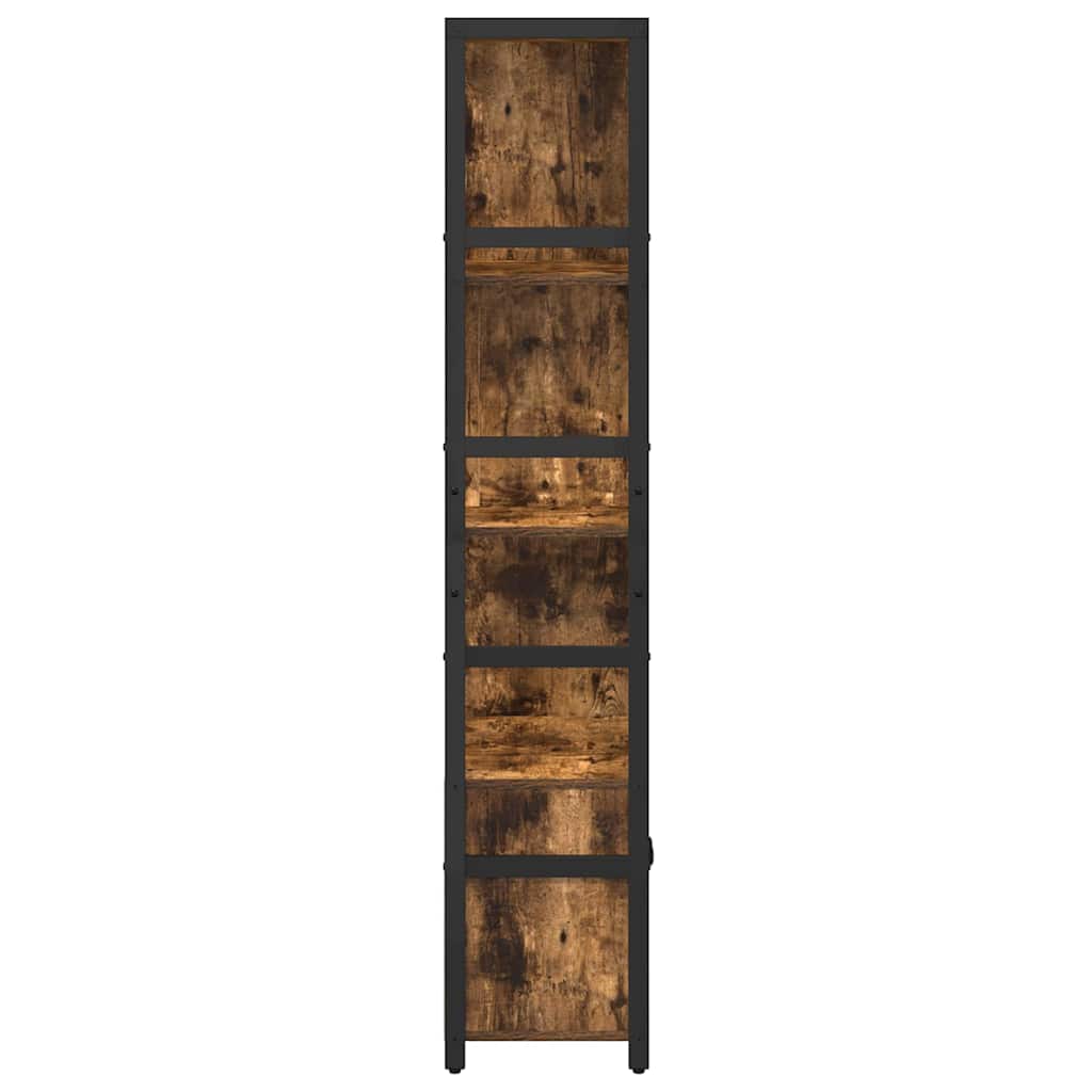 Knygų lentyna Rūkyta ąžuolas 80 x 30 x 155,5 cm