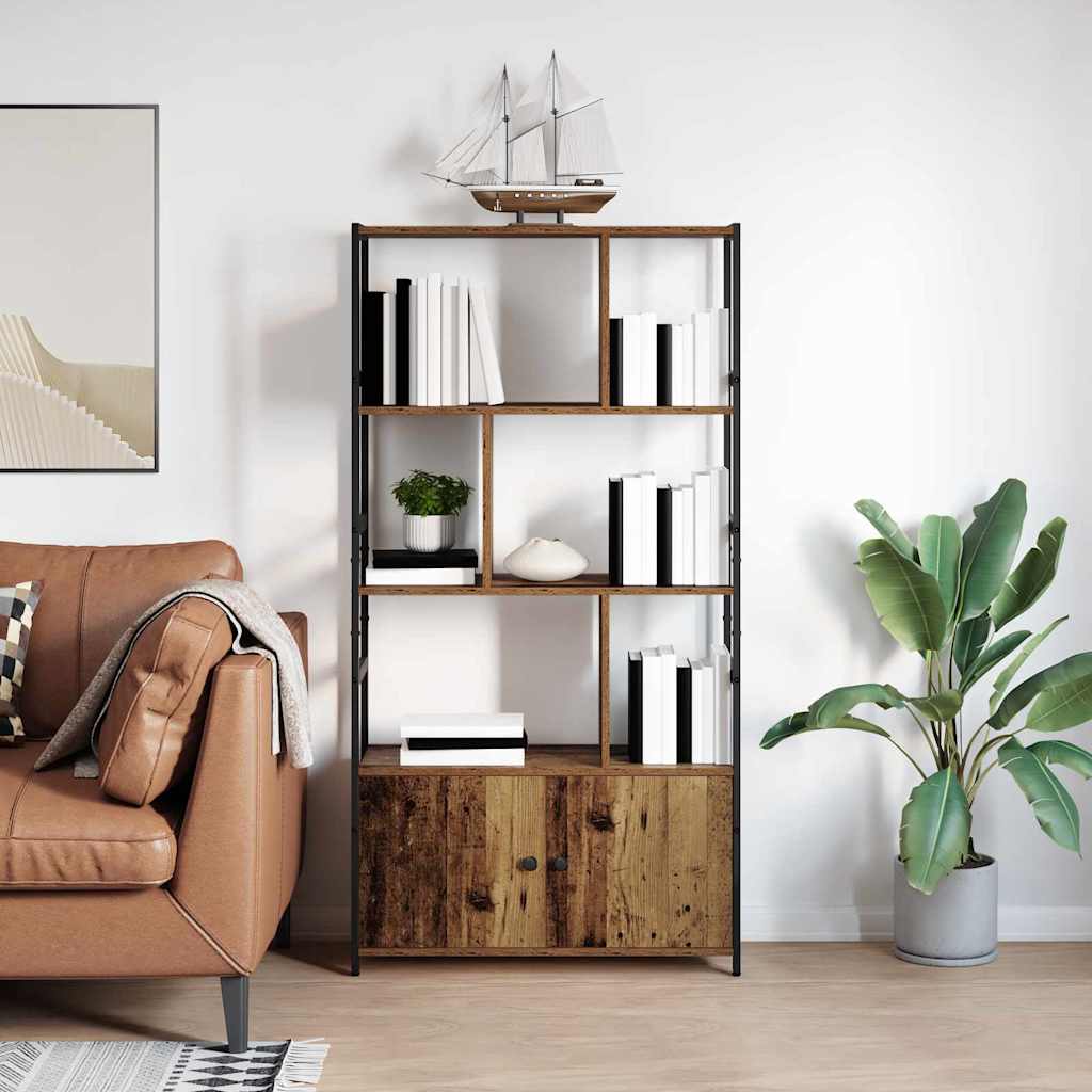 Grāmatu plaukts Sena koksne 80 x 30 x 155,5 cm Apstrādāta koksne
