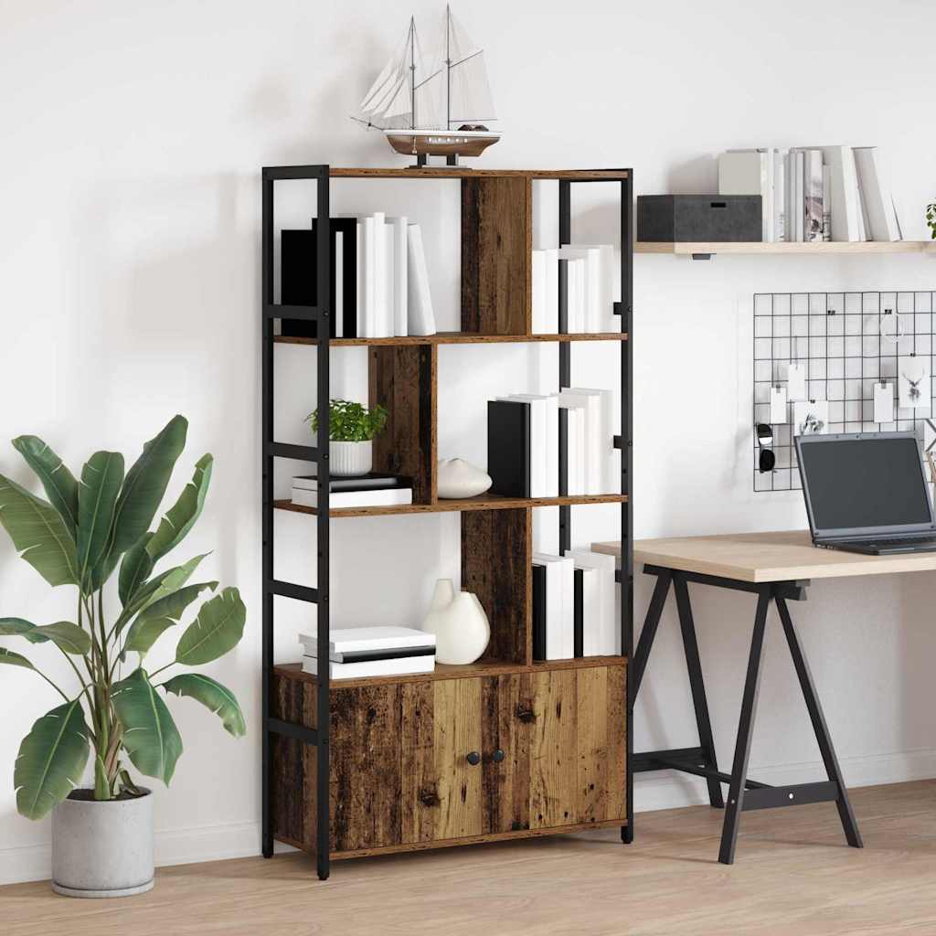 Grāmatu plaukts Sena koksne 80 x 30 x 155,5 cm Apstrādāta koksne