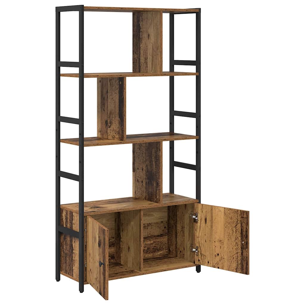 Grāmatu plaukts Sena koksne 80 x 30 x 155,5 cm Apstrādāta koksne