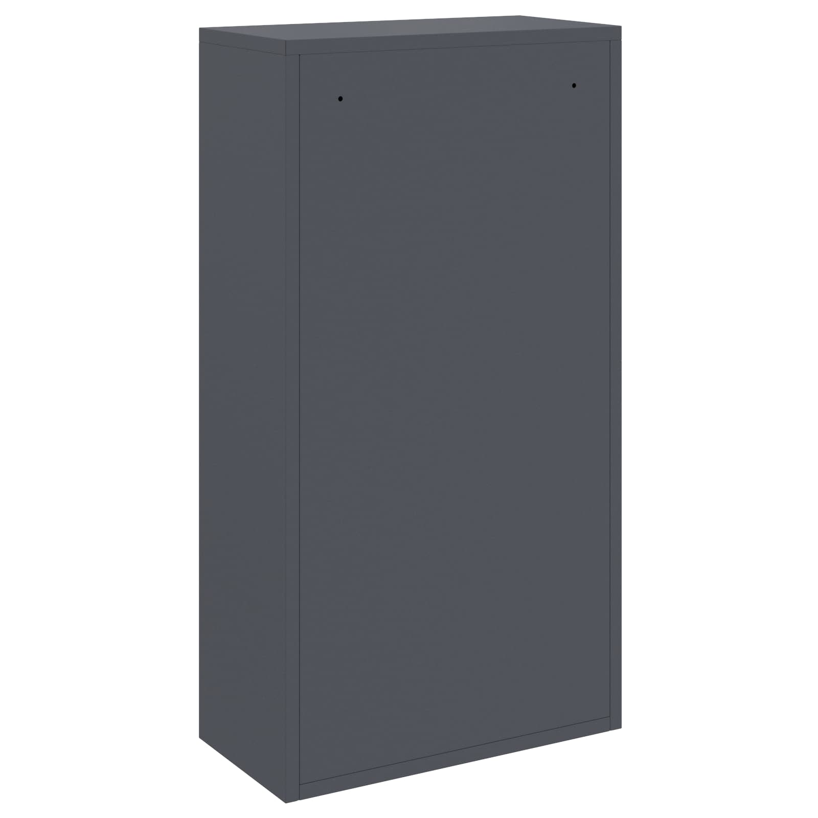 Parcel Box with Storage Anthracite 44 x 22 x 82 cm Steel