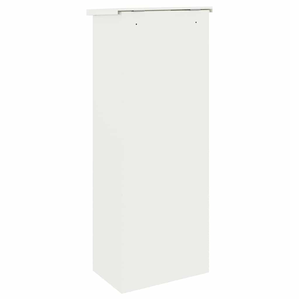 Siuntų dėžutė su saugykla Balta 44,5 x 29 x 110,5 cm Plienas