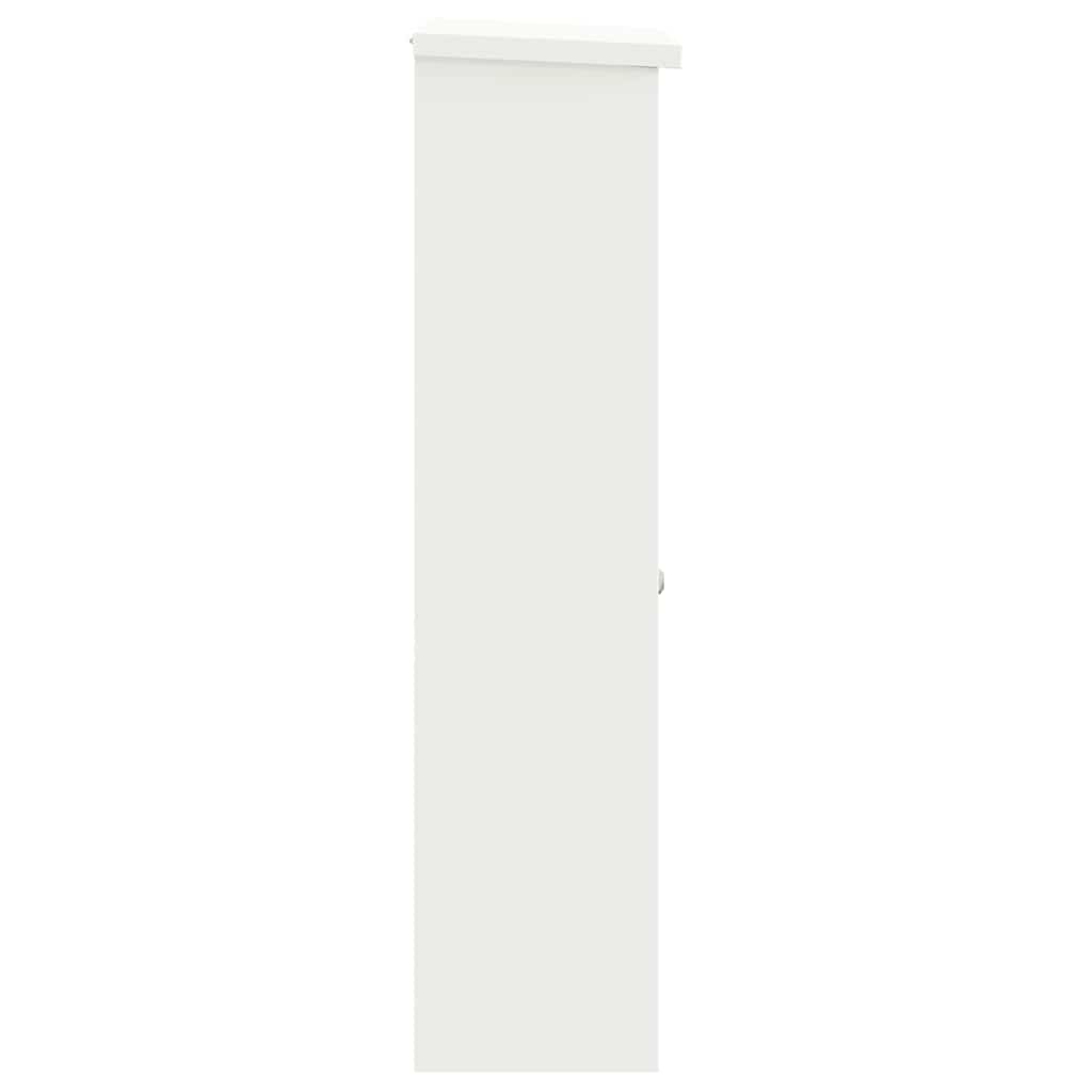 Siuntų dėžutė su saugykla Balta 44,5 x 29 x 110,5 cm Plienas