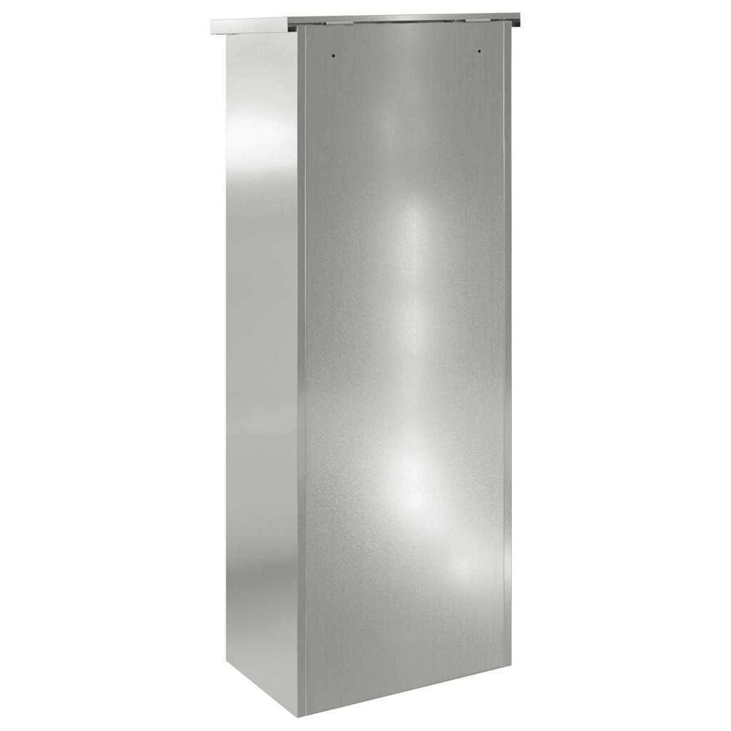 Siuntų dėžutė Juoda 44,5 x 29 x 110,5 cm Cinkuota plienas