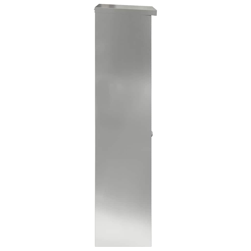 Siuntų dėžutė Juoda 44,5 x 29 x 110,5 cm Cinkuota plienas