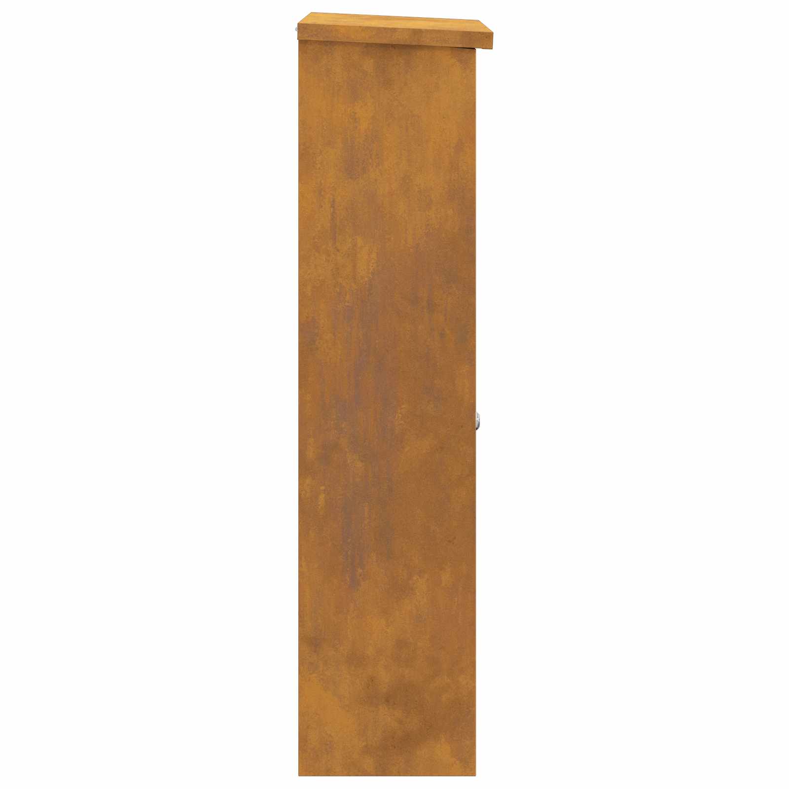 Siuntų dėžutė su saugykla Rūdijanti 44,5 x 29 x 110,5 cm