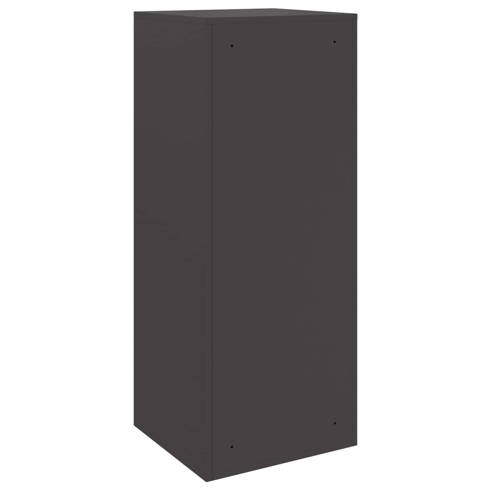 Siuntų dėžutė su saugykla Juoda 41 x 38 x 103 cm Plienas