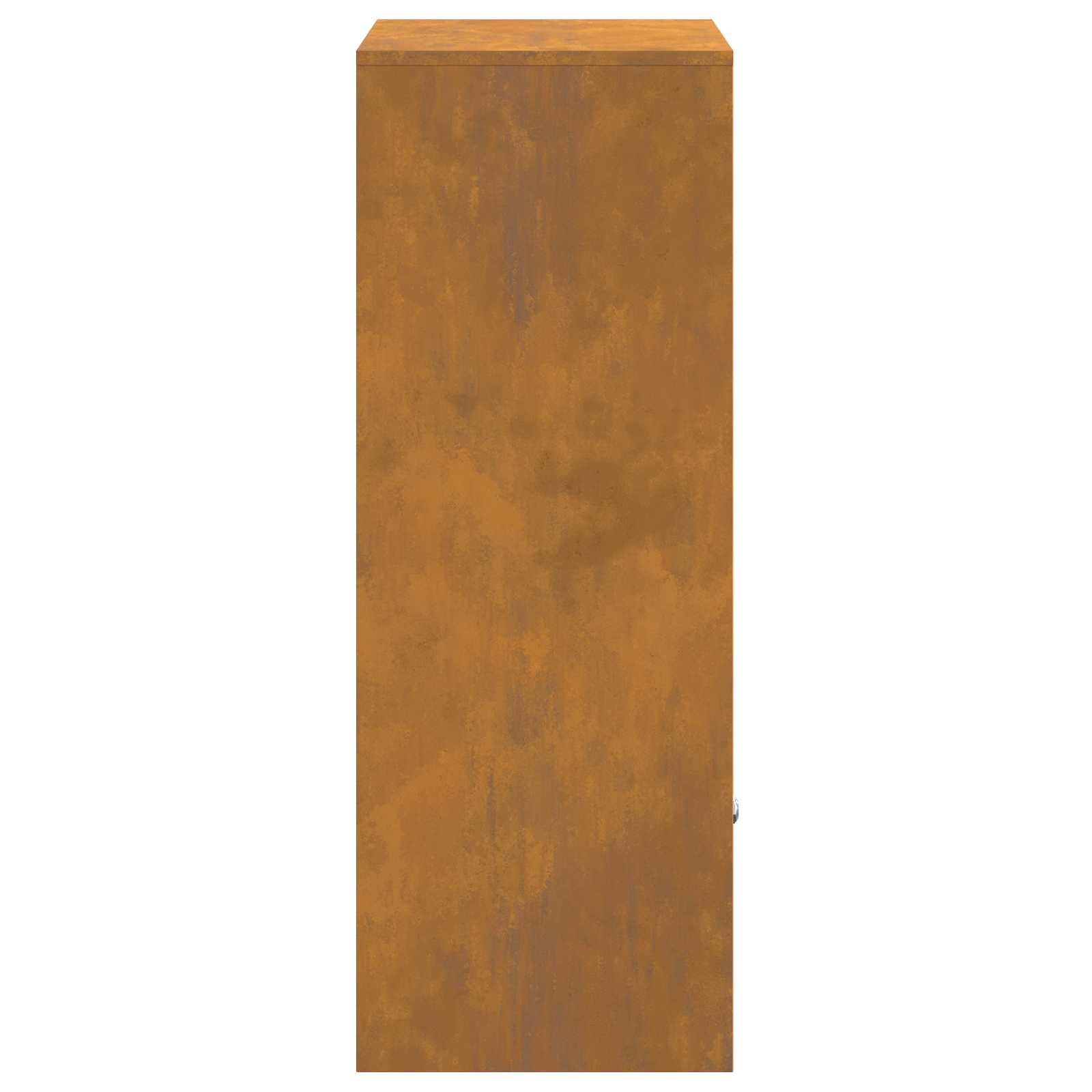 Siuntų dėžutė su saugykla su durimis Rūdijanti 41 x 38 x 103 cm