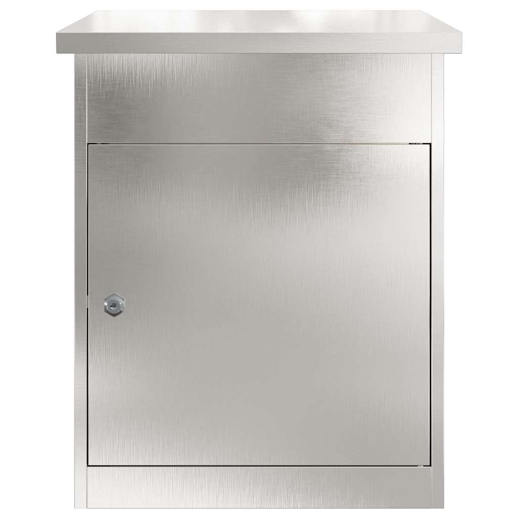 Parcel Box Black 44 x 35 x 59 cm Stainless steel