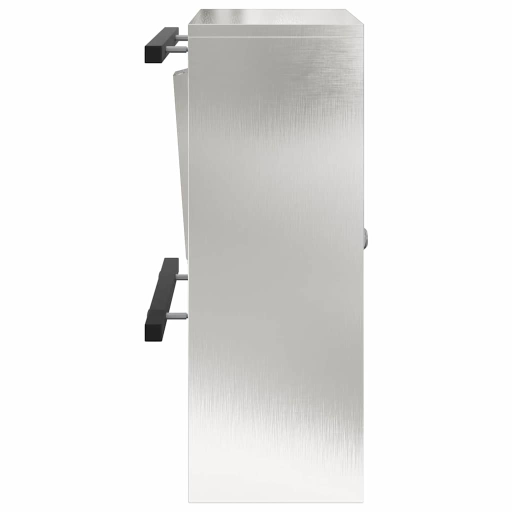 mailbox Juoda 30 x 23 x 55 cm Nerūdijantis plienas