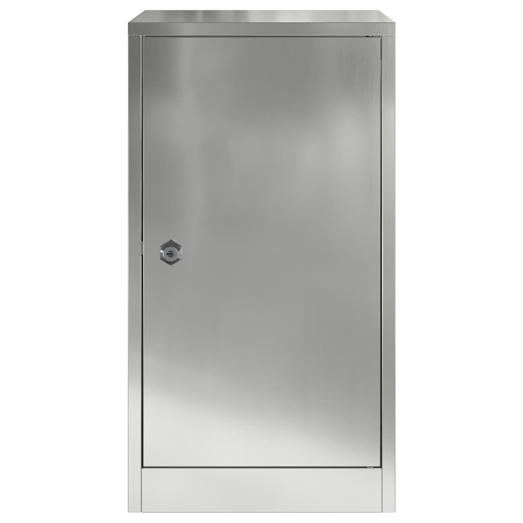 mailbox su saugykla Juoda 30 x 20 x 55 cm Cinkuota plienas