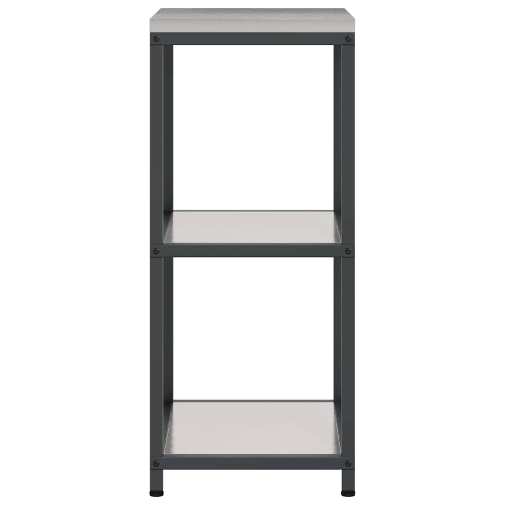 Kitchen Storage with Shelf Silver 60 x 50 x 92 cm Steel