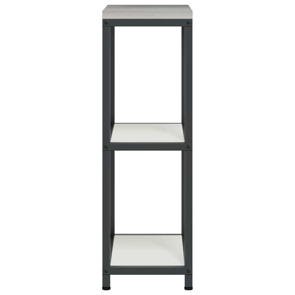 Kitchen Storage with Shelf White 60 x 50 x 92 cm Steel