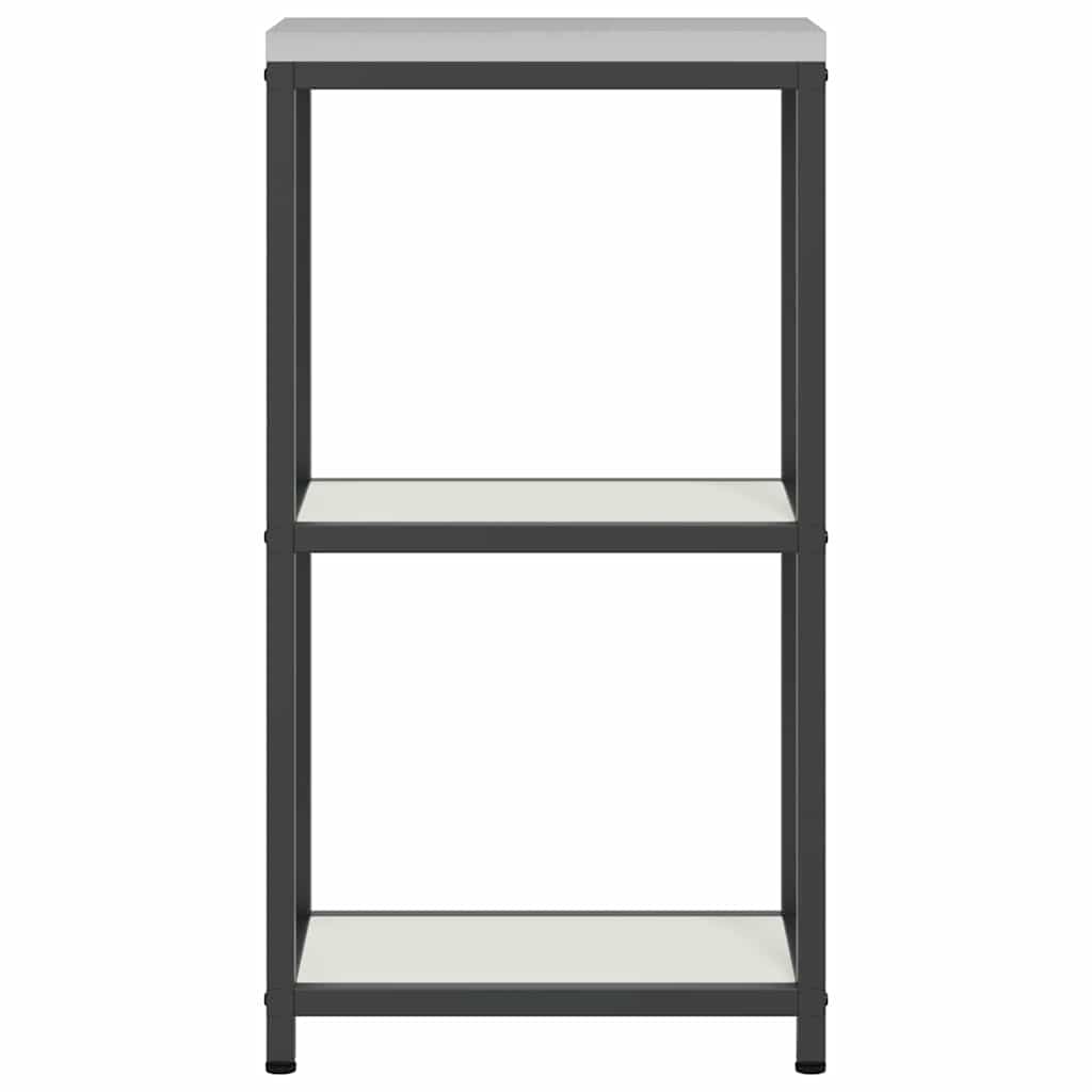 Kitchen Storage with Shelf White 60 x 50 x 92 cm Steel