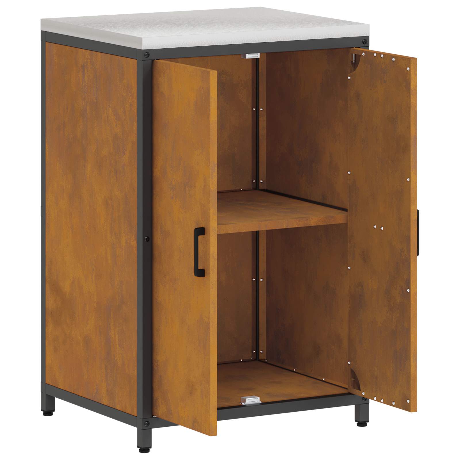 Kitchen storage Rusting 60 x 50 x 92 cm Steel
