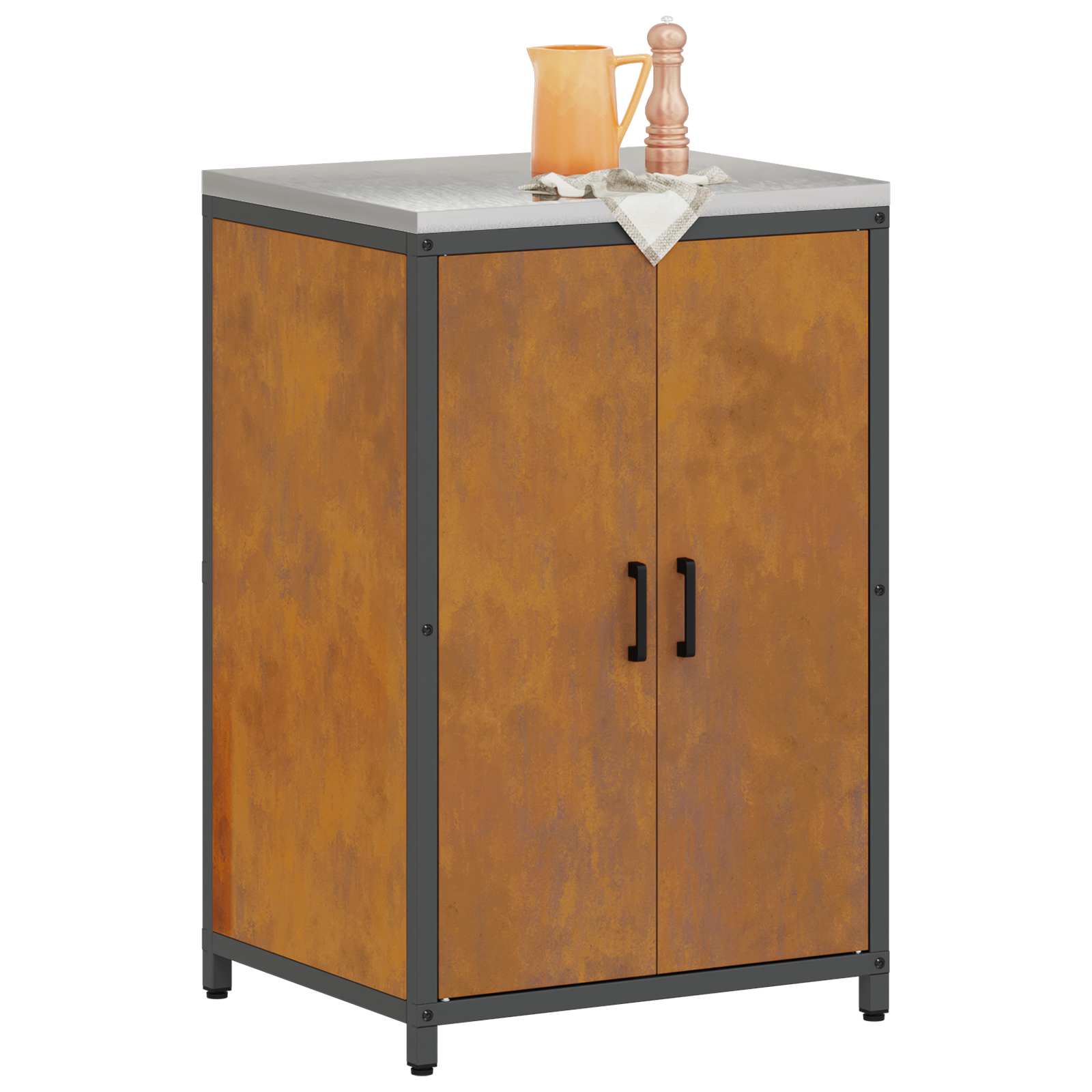 Kitchen storage Rusting 60 x 50 x 92 cm Steel