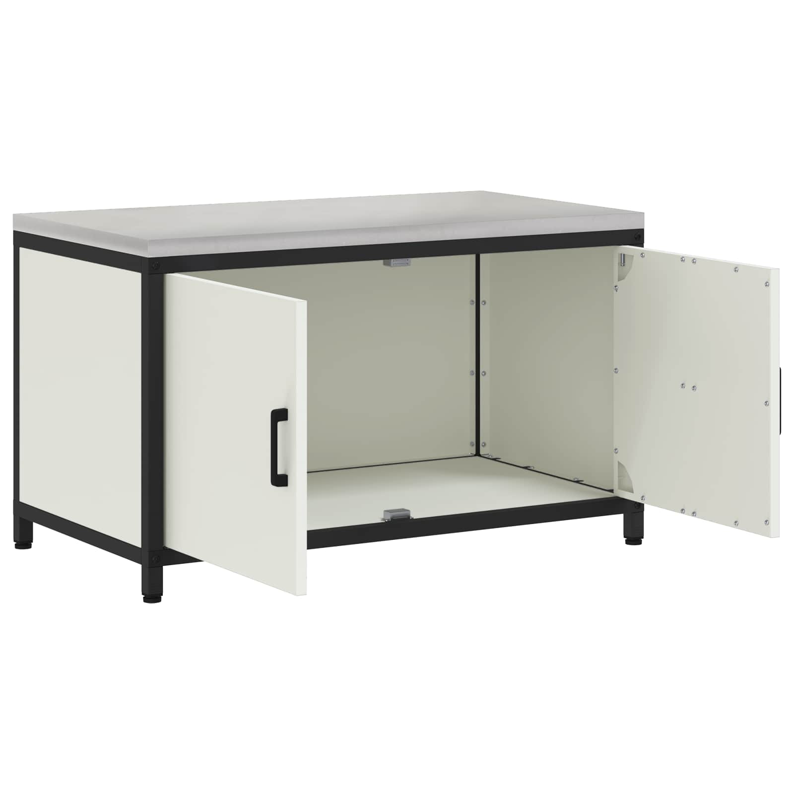 Virtuves uzglabāšana ar plauktu Balta 60 x 50 x 92 cm Tērauds
