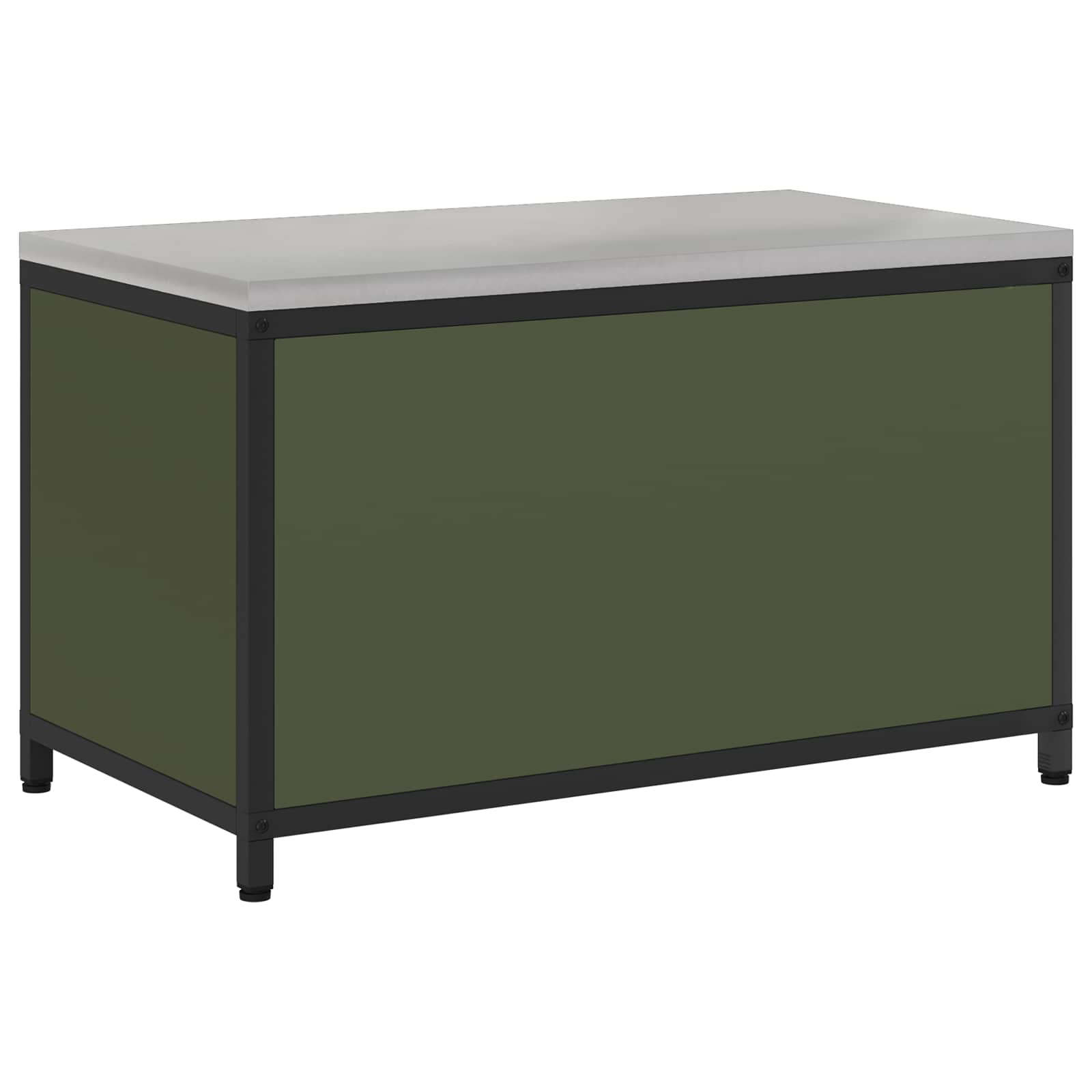 Kitchen storage Olive green 60 x 50 x 92 cm Steel