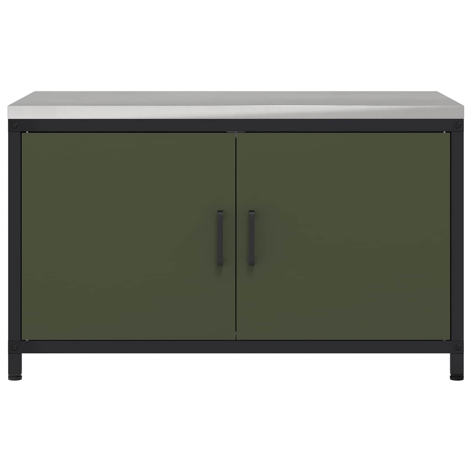 Kitchen storage Olive green 60 x 50 x 92 cm Steel