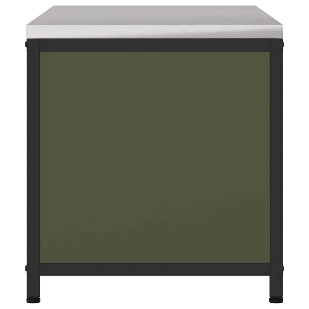 Kitchen storage Olive green 60 x 50 x 92 cm Steel