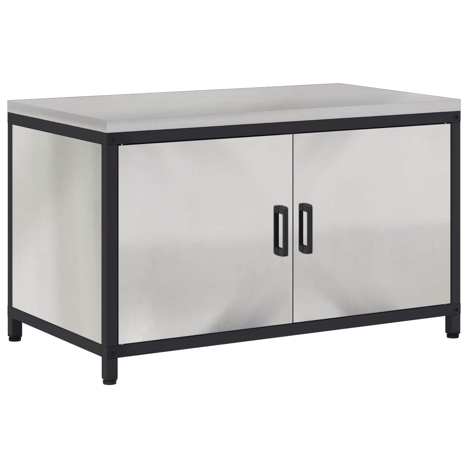 Virtuves uzglabāšanas plaukts Sudraba 60 x 50 x 92 cm Tērauds