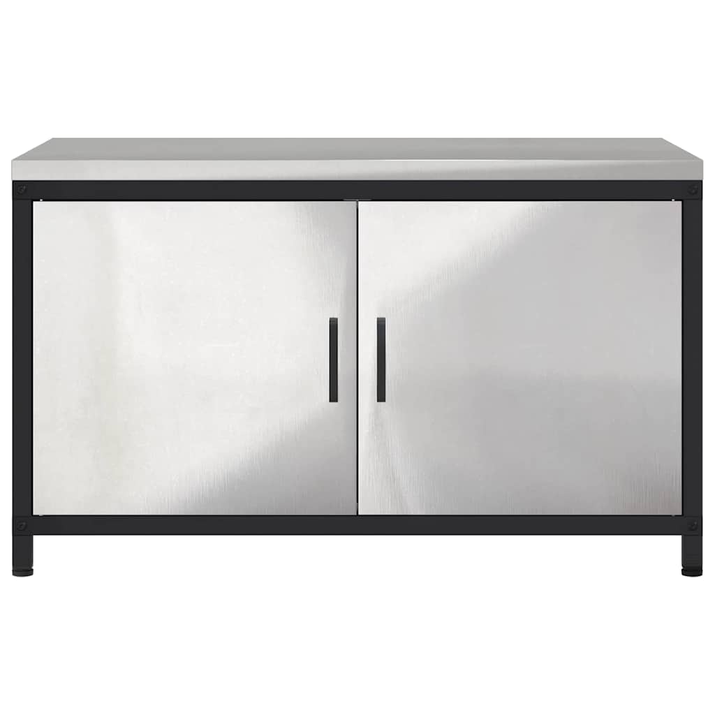 Virtuves uzglabāšanas plaukts Sudraba 60 x 50 x 92 cm Tērauds