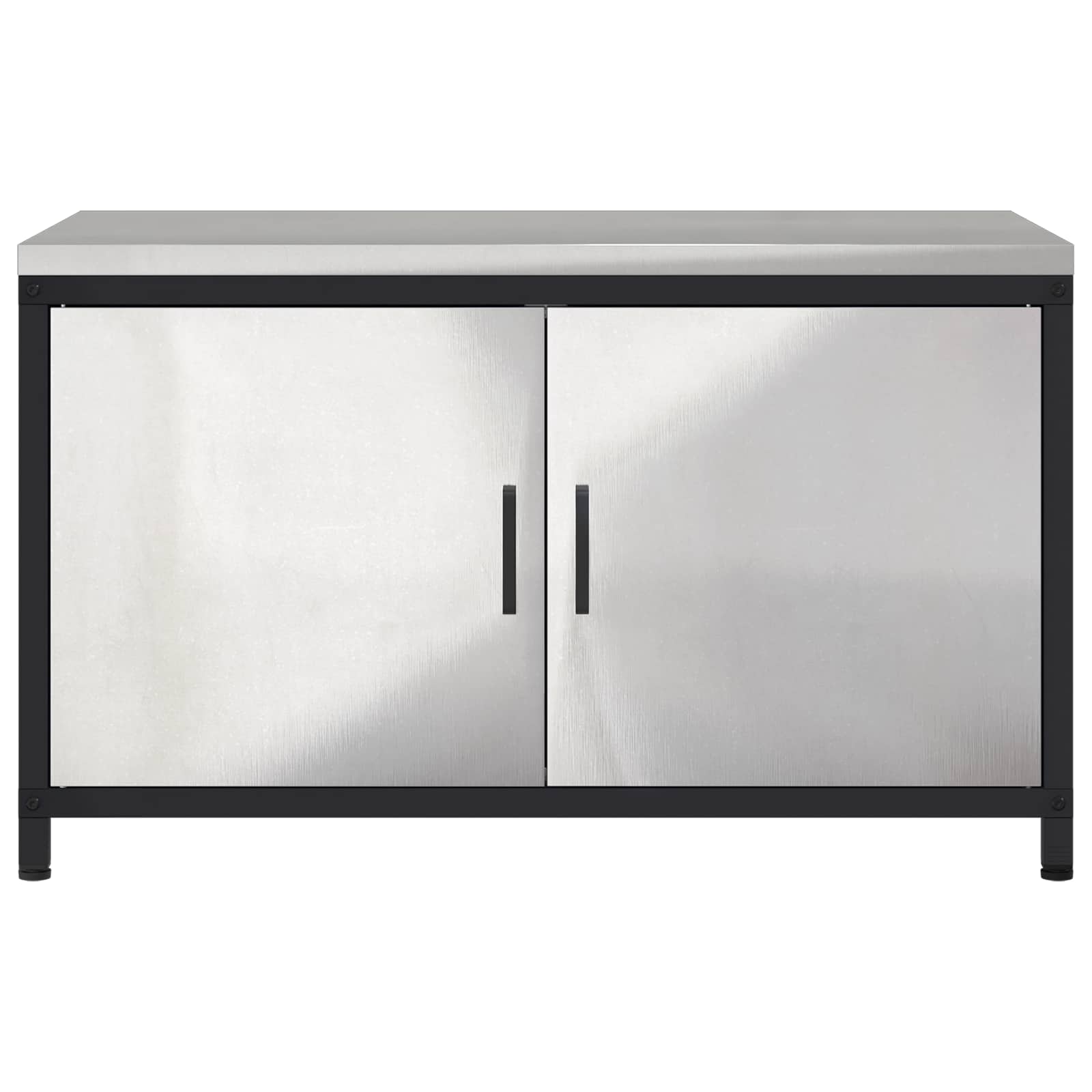 Virtuves uzglabāšanas plaukts Sudraba 60 x 50 x 92 cm Tērauds