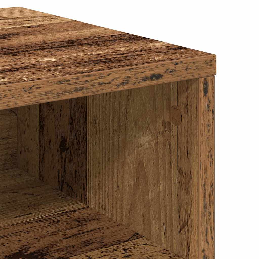 Bedside table 2 pcs Solid reclaimed wood 40 x 40 x 30 cm