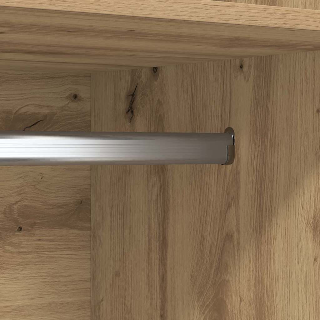 Shelf cabinet with storage artisan oak Engineered wood