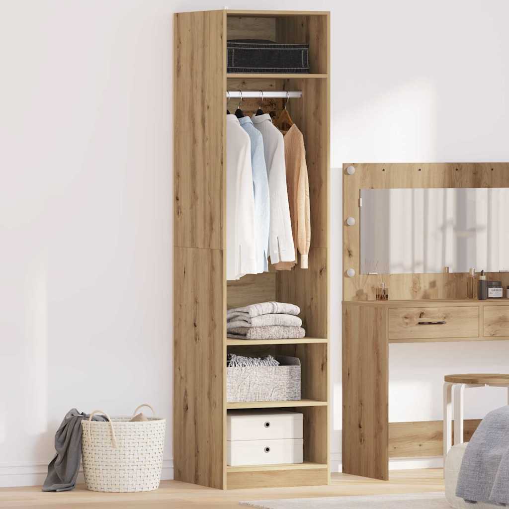 Shelf cabinet with storage artisan oak Engineered wood