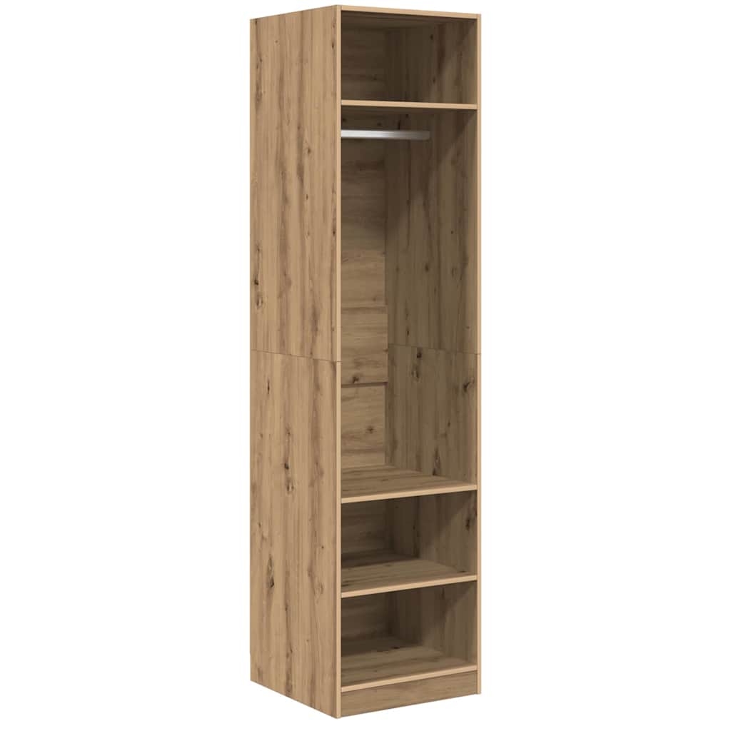 Shelf cabinet with storage artisan oak Engineered wood