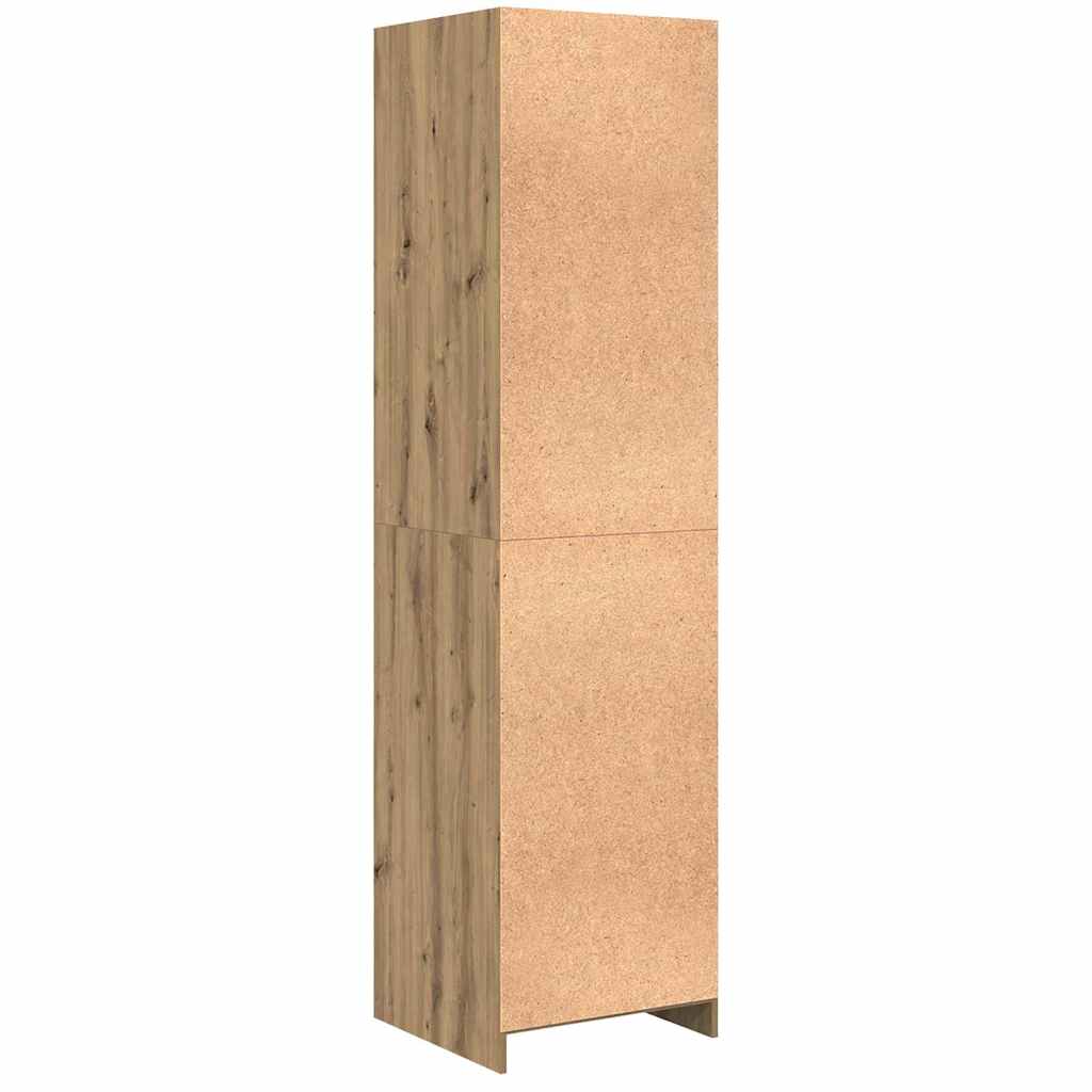 Shelf cabinet with storage artisan oak Engineered wood