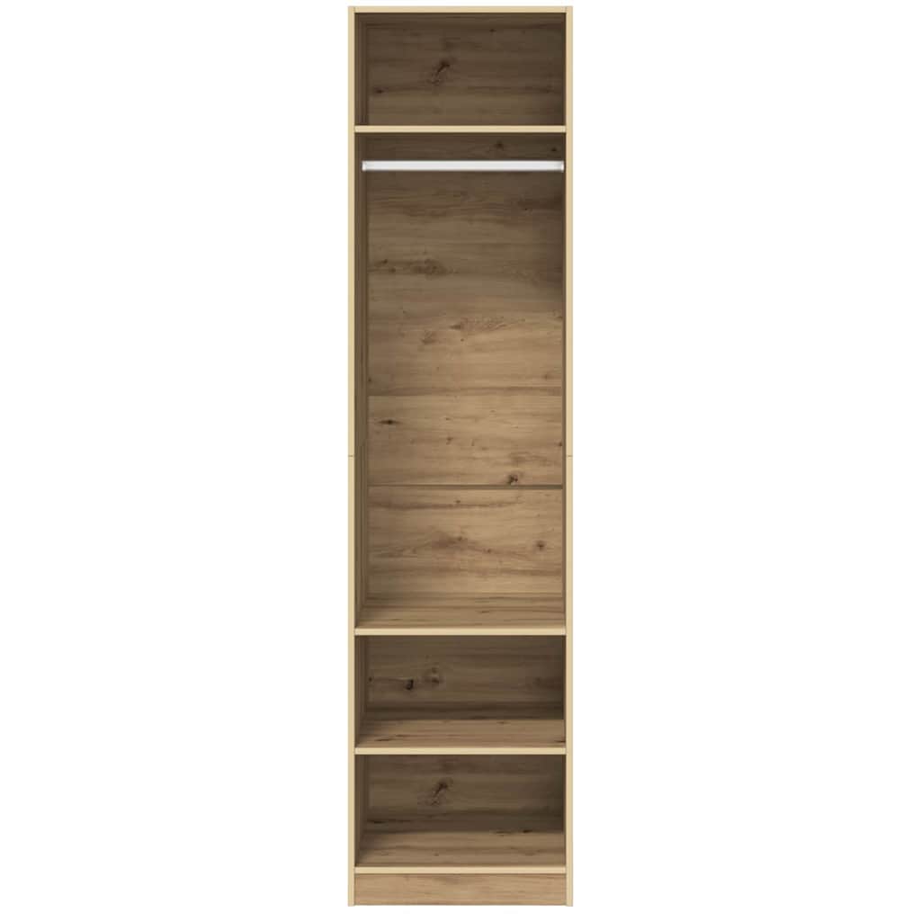 Shelf cabinet with storage artisan oak Engineered wood