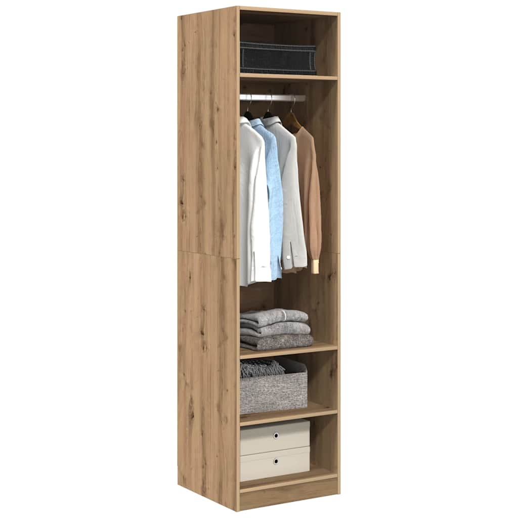 Shelf cabinet with storage artisan oak Engineered wood