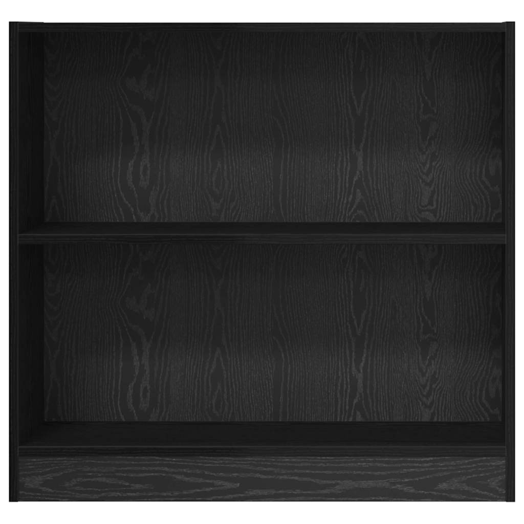 Grāmatu plaukts melns ozols 80 x 24 x 109 cm Inženierijas koks