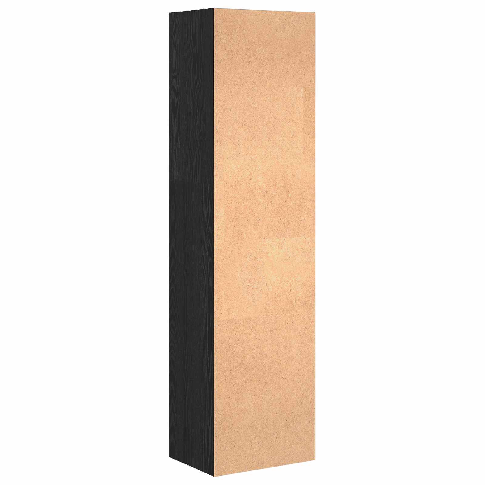 Grāmatu plaukts melns ozols 40 x 30 x 152 cm apstrādāta koksne