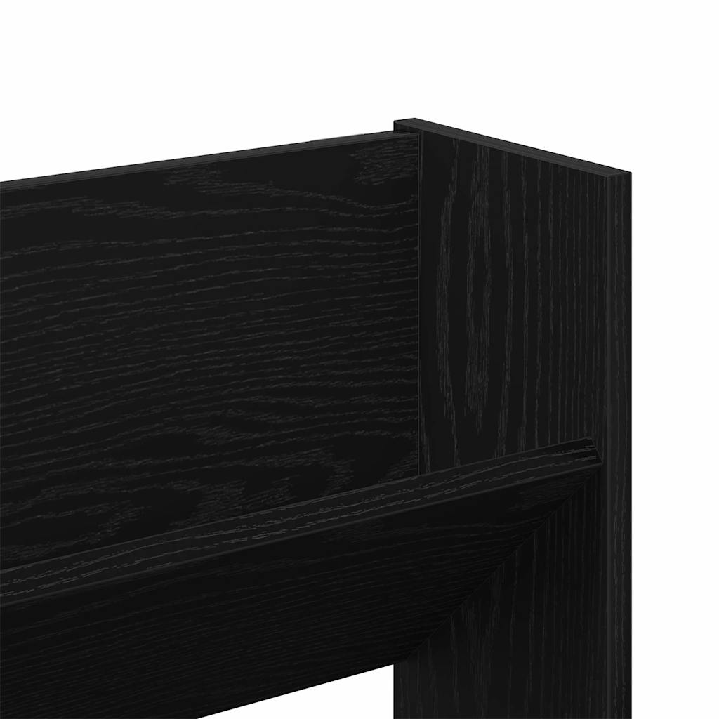 Batu skrynia su lentyna 2 pcs Juodas ąžuolas 83 x 18 x 60 cm