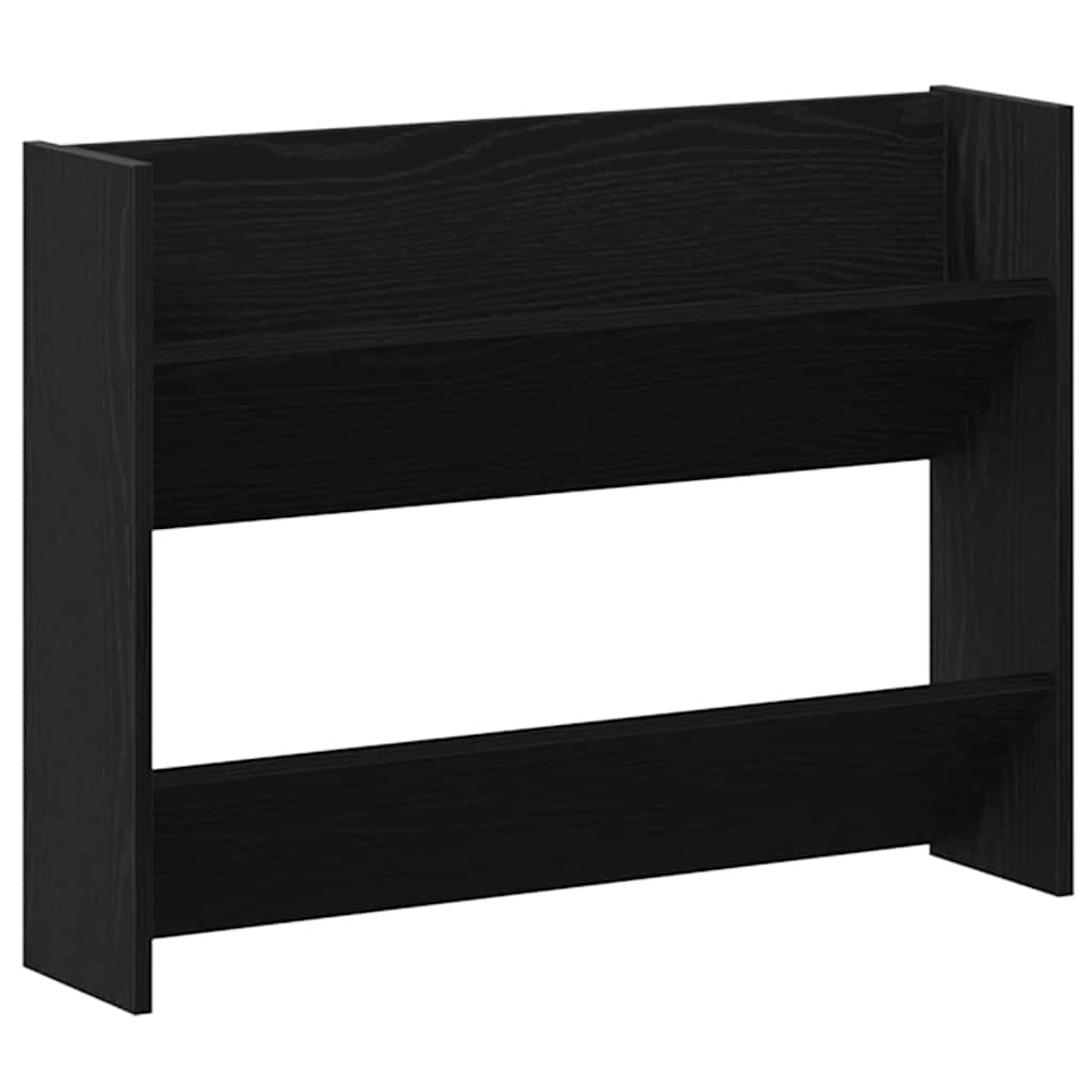 Batu skrynia su lentyna 2 pcs Juodas ąžuolas 83 x 18 x 60 cm