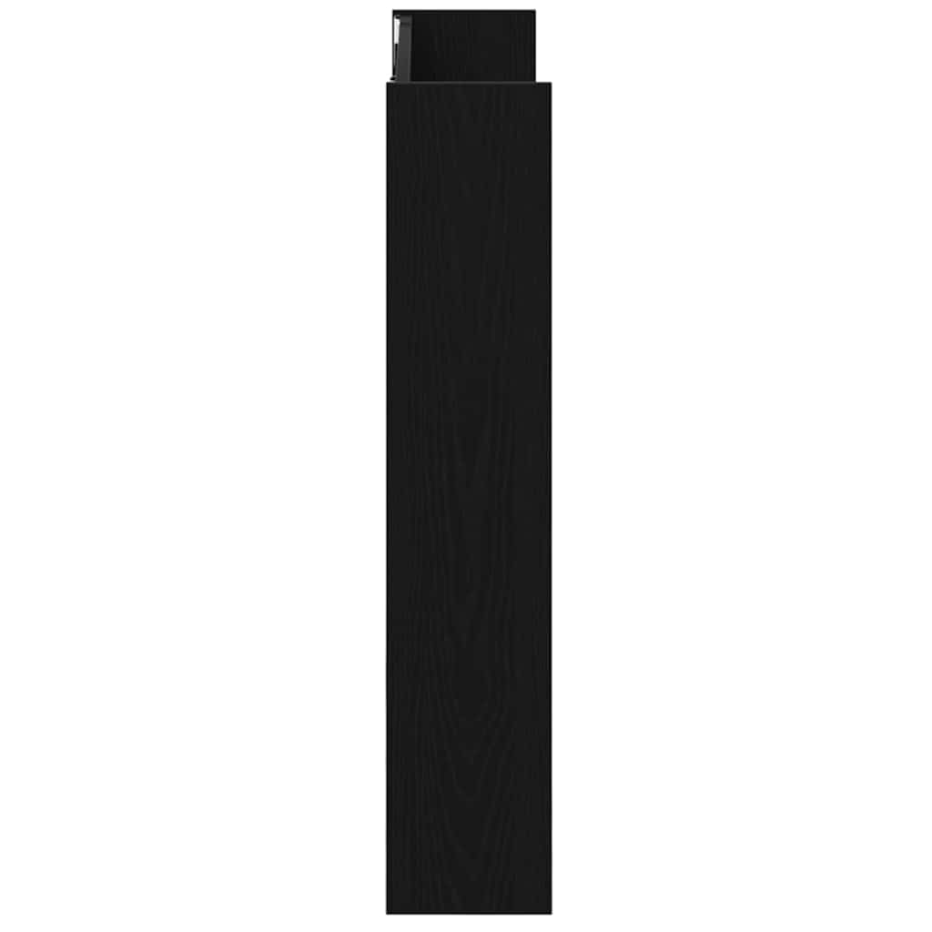 Batu skrynia su lentyna 2 pcs Juodas ąžuolas 86 x 18 x 90 cm