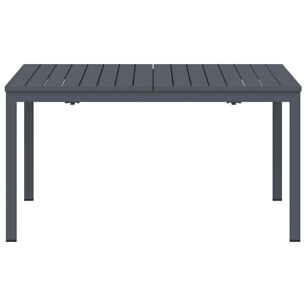 Pratęsimo stalas 2 pcs Antracitas 210 x 90 x 73 cm Plienas