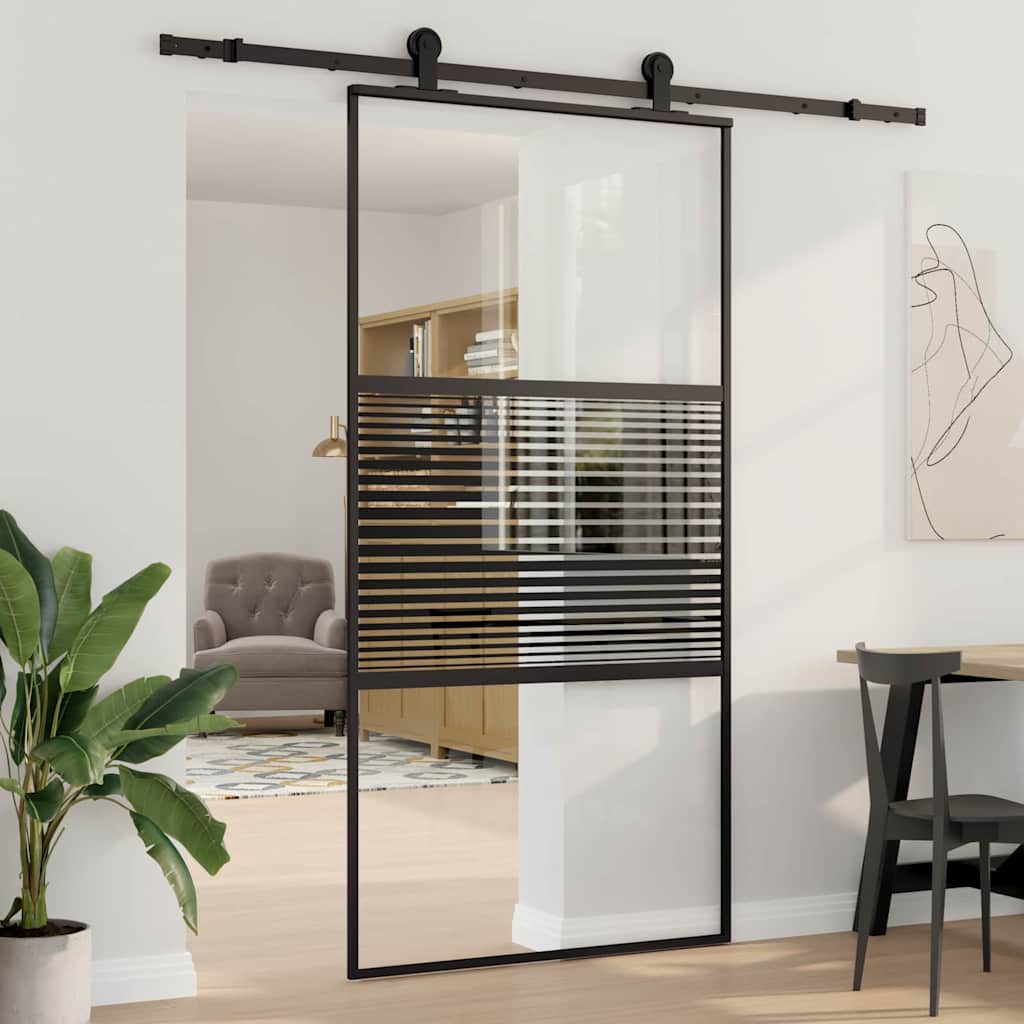 Slankios durys Juoda 102.5 x 205 cm