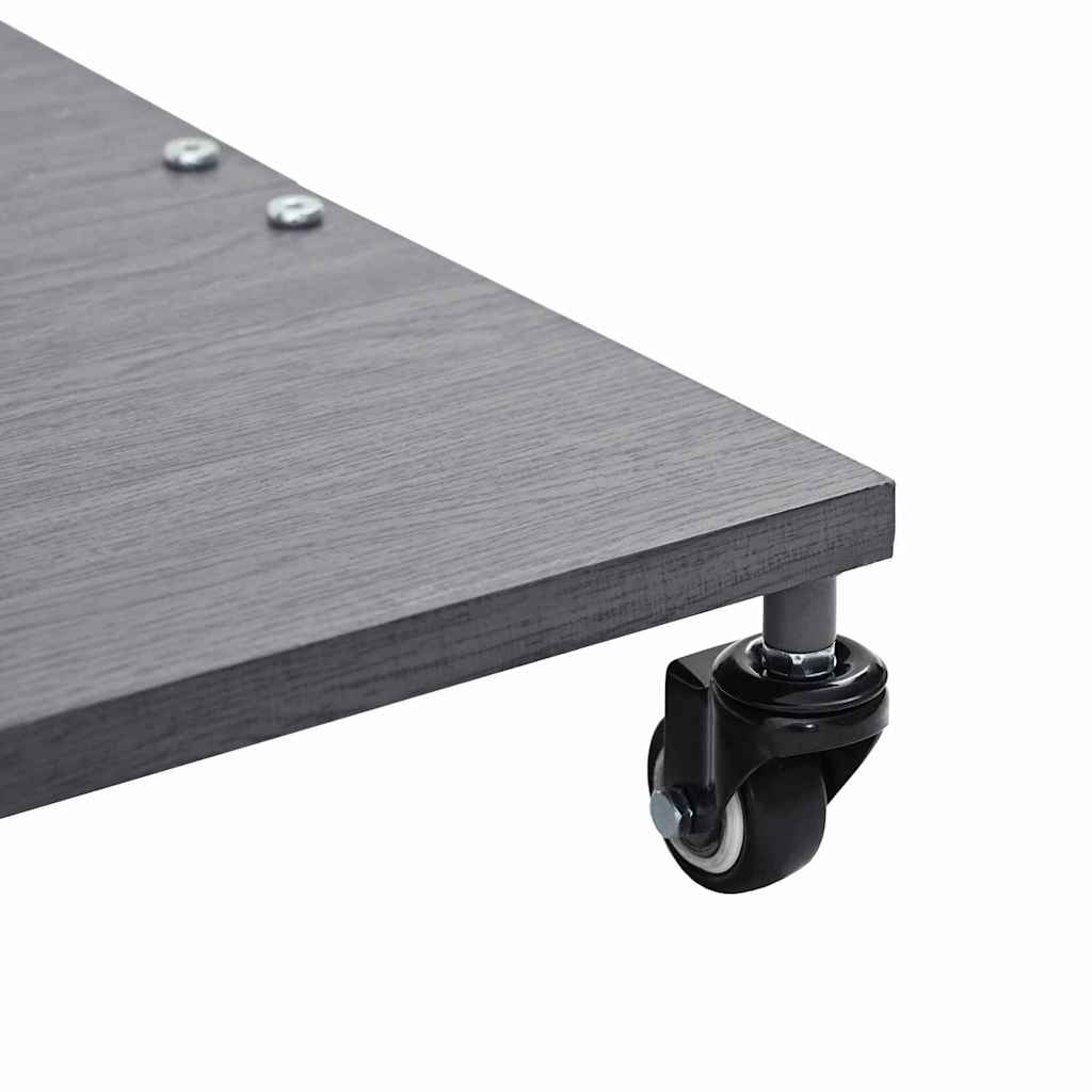Lauko skėčių stovai Tamsi medienos 45 x 45 x 31.5 cm Plienas