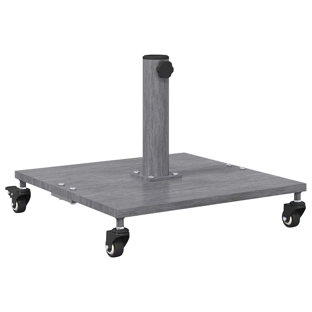 Lauko skėčių stovai Tamsi medienos 45 x 45 x 31.5 cm Plienas