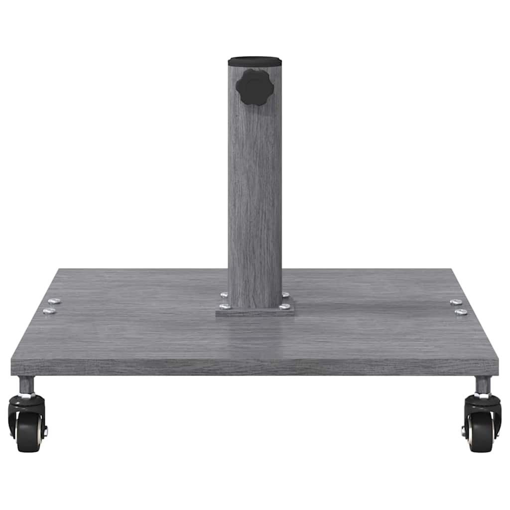 Lauko skėčių stovai Tamsi medienos 45 x 45 x 31.5 cm Plienas