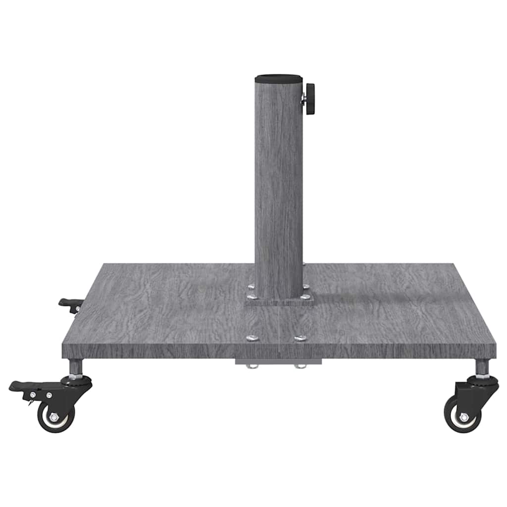 Lauko skėčių stovai Tamsi medienos 45 x 45 x 31.5 cm Plienas