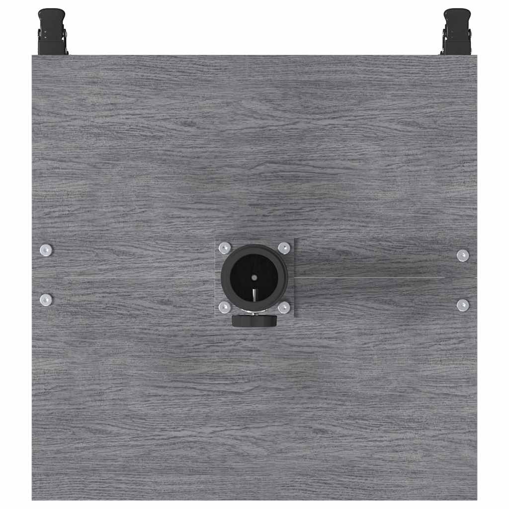 Lauko skėčių stovai Tamsi medienos 45 x 45 x 31.5 cm Plienas