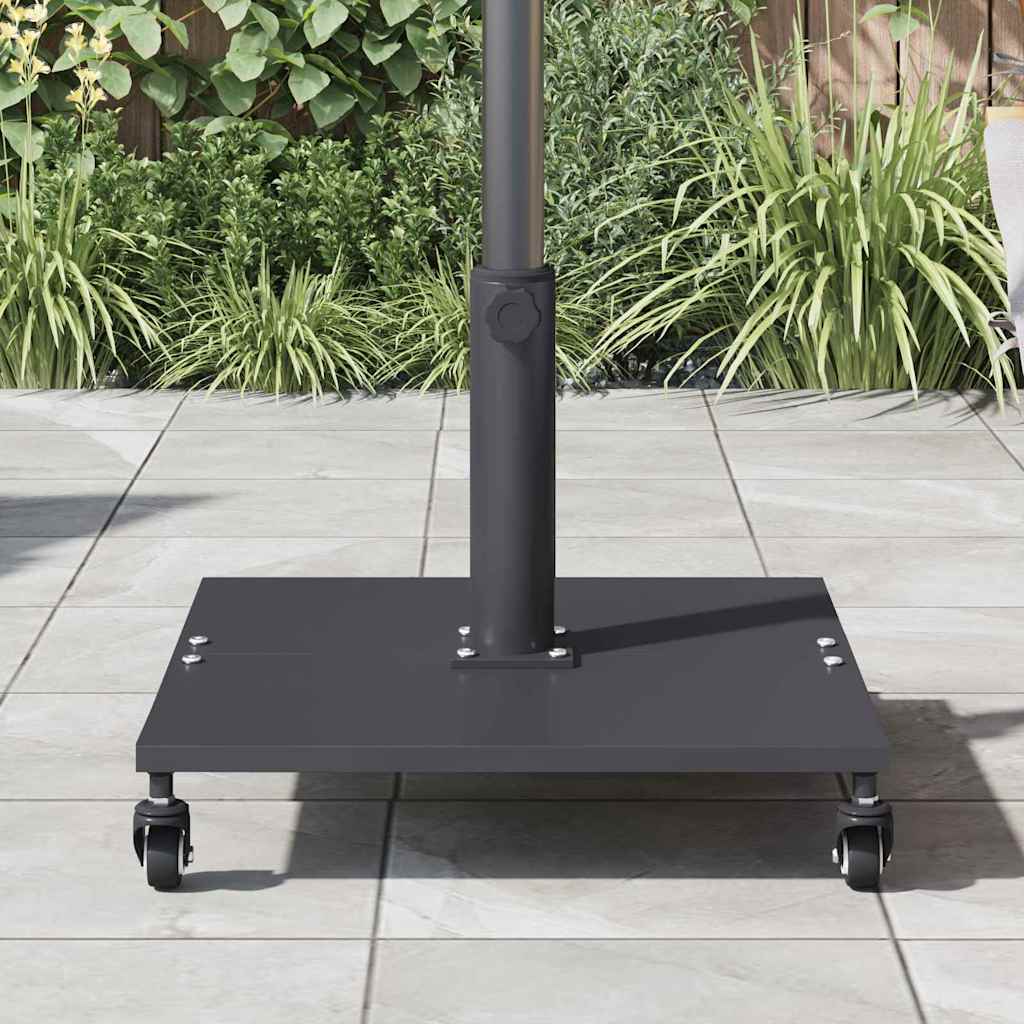 Lauko skėčių stovai Tamsiai pilka 45 x 45 x 31.5 cm Plienas