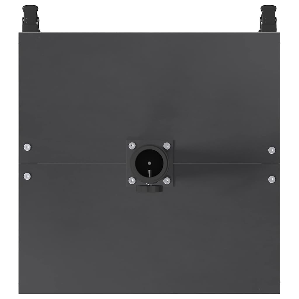 Lauko skėčių stovai Tamsiai pilka 45 x 45 x 31.5 cm Plienas