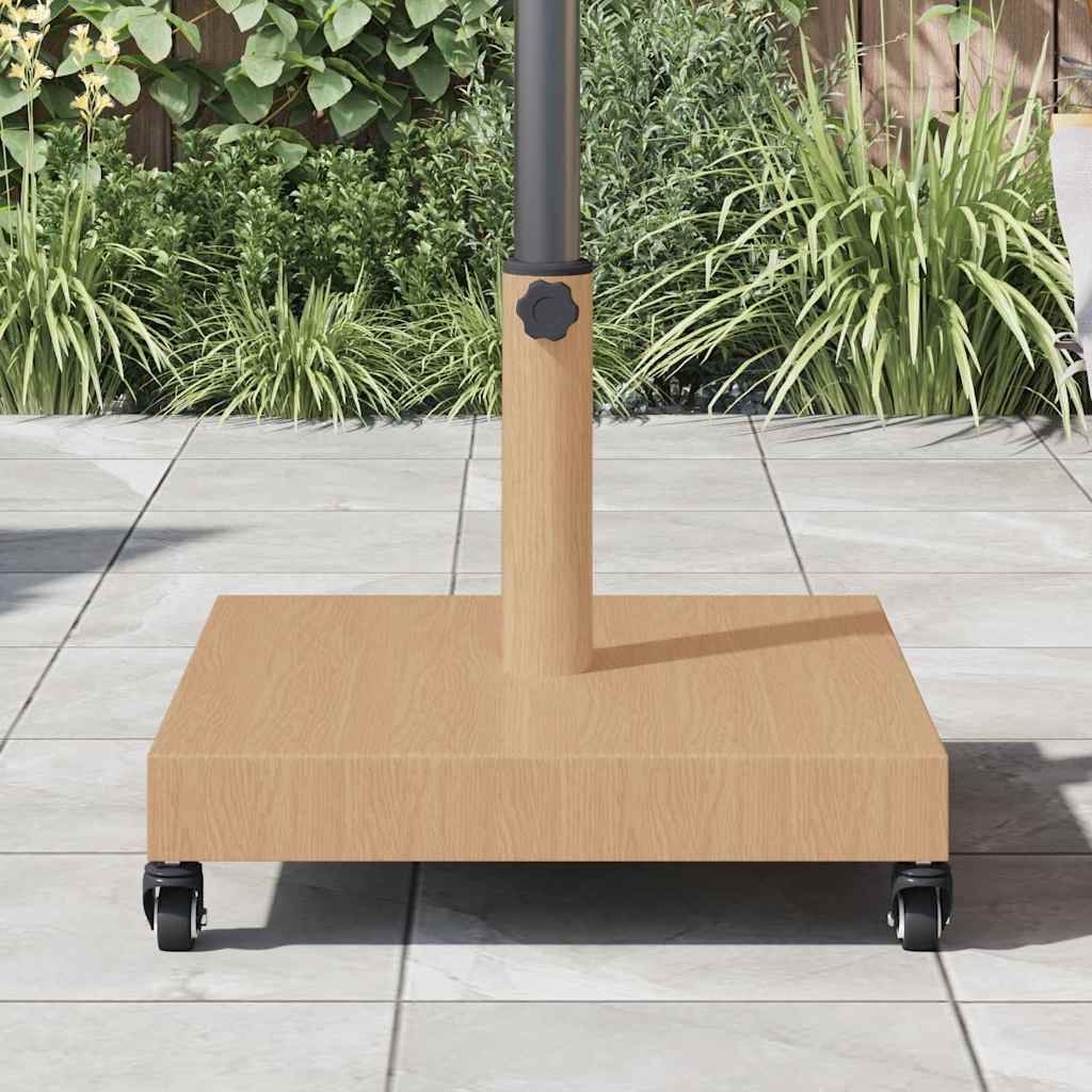 Outdoor Umbrella Stands Light Wood 45 x 45 x 32 cm